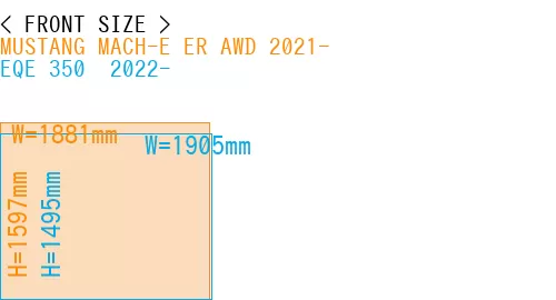#MUSTANG MACH-E ER AWD 2021- + EQE 350+ 2022-